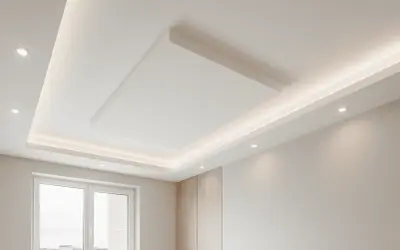 Soffitto in cartongesso con illuminazione a led integrata, un'idea moderna per valorizzare ogni ambiente, anche la cucina.