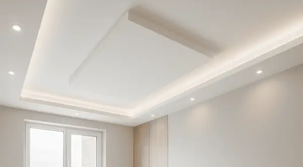 Soffitto in cartongesso con illuminazione a led integrata, un'idea moderna per valorizzare ogni ambiente, anche la cucina.