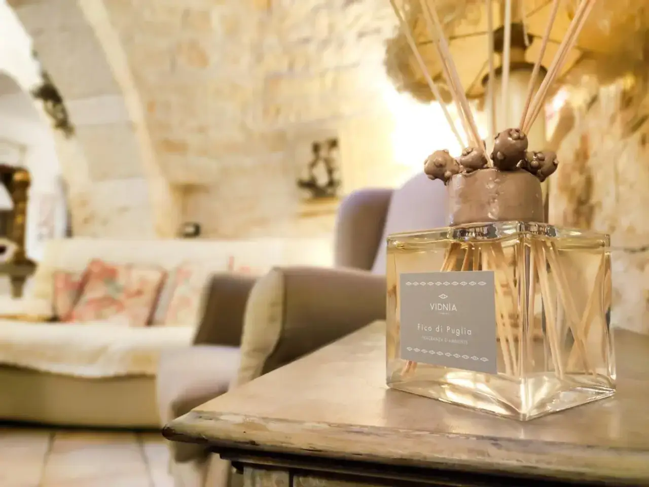 Diffusore Vidnia Fico di Puglia per profumare la casa. Un tocco di eleganza e profumo in un ambiente accogliente.